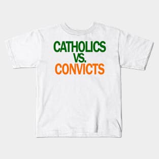 Catholics VS Convicts Tshirt Football ND v Miami Kids T-Shirt